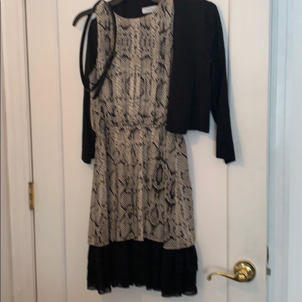Jessica Simpson Dress with Bolero Jacket and Belt